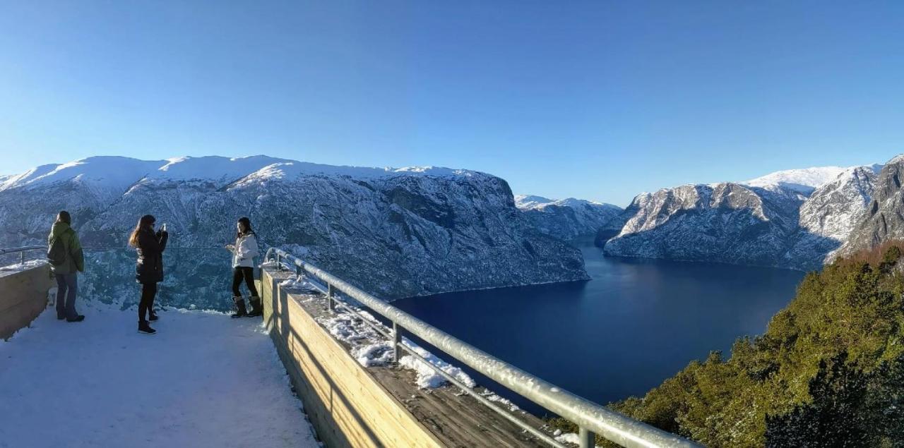 2 BR apt in quiet, beautiful Flåm valley Exterior foto